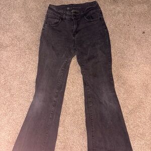 No Boundaries Dark Gray Flare Jeans